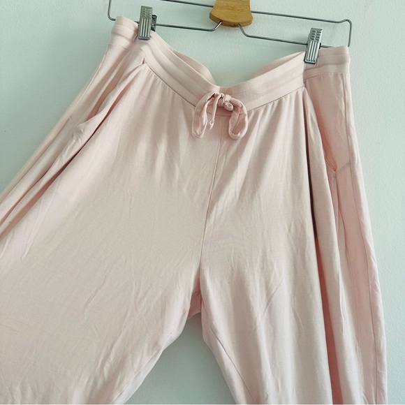 Tommy John Light Pink Modal Blend Pajama Pants Joggers L - Picture 2 of 6